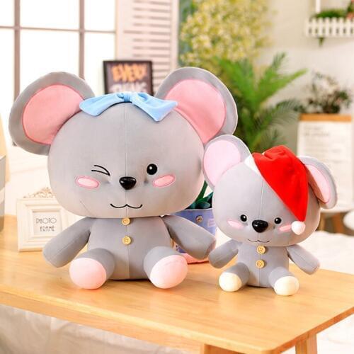 40/50/60cm Kawaii Couple Mouse Plush Toy Soft Stuffed Cartoon Animal Rat Doll Home Decoration Doll Baby Children Girlfriend Gift