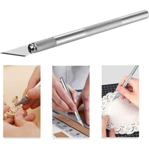 6pcs/set Craft Sculpting Knife Carving Baking Pastry Tools Hobby Knives Carving Scrapbooking Model Making DIY Art Creation