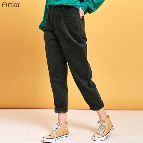 Artka Women's Trousers Harem Pants