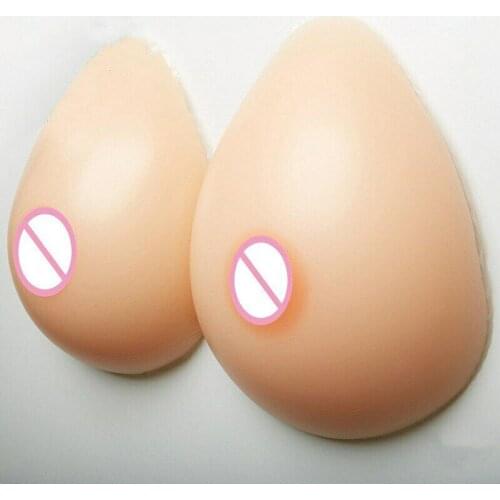 2400g/pair G Cup Silicone Breast Forms Fake Breast Bra Push Up Underwear Realistic Soft Boob Crossdresser Transgender Mastectomy