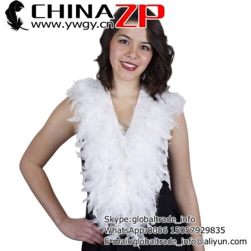 CHINAZP Factory Cheap Wholesale 10yards/lot Selected Prime Quality White Chandelle Feather Fringe Trim