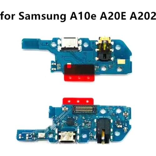 For Samsung A10e A102 A20E A202 USB Charger Port Dock Connector PCB Board Ribbon Flex Cable Charging Port Component Replacement