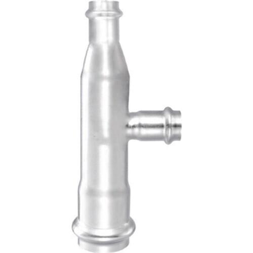 DN15 stainless steel tee fitting 304 SS water pipe fittings double- press quick connect drinking water pipe connection tee