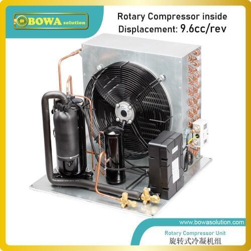 0.5HP air cooled condensing unit with rotary compressor is great choice for varous refrigeration appliances, such as ice-makers