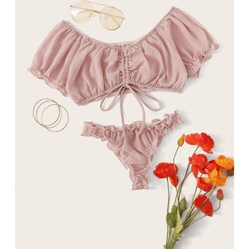 Fashion Women Sets Sexy Lingerie Underwear Sets Lolita Camis Bra Panty Sets Nighwear Female Clothes Ses