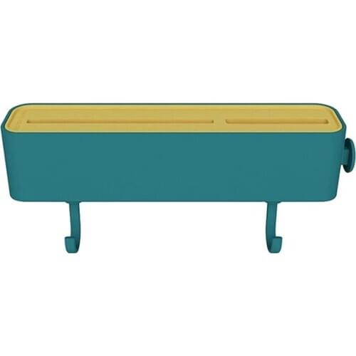 Wall Shelf for Kitchen Supplies Punch-Free Installation Wall-Mounted Splicing Knife Holder Multifunctional Drain Knife Storage