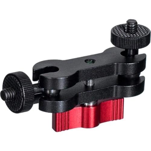 New Articulated Magic Arm Field Fixed Adapter Mounting Bracket With 1/4 Double Dome Camera Monitor Viewfinder