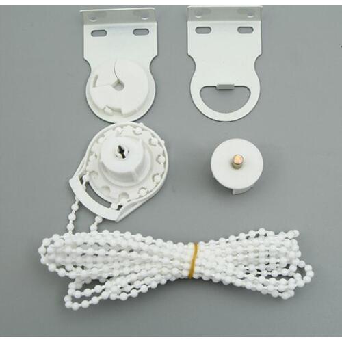 28mm 38mmMaunal Blinds Shades Bracket ,Aluminum Tube Brackets ,Room Window Shutter Roller Shade Vertical Blinds Beads Ball Chain