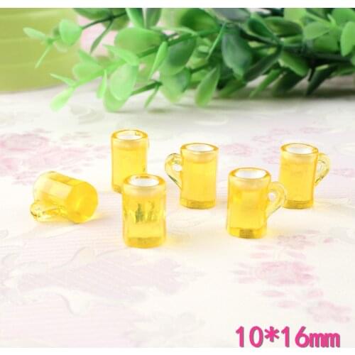 Beer imitation DIY mobile phone shell decoration materials DIY key chain small pendant accessories wholesale