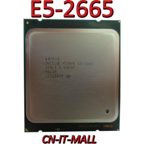 Intel Xeon E5-2665 CPU 2.4GHz 20M 8 Core 16 Threads LGA2011 Processor