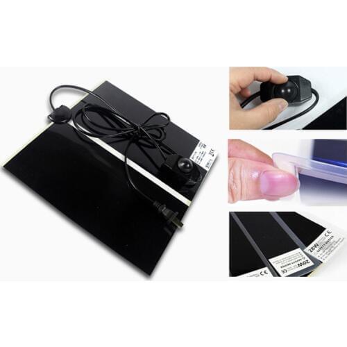 Terrarium Reptiles Heat Mat 5-45W Climbing Pet Heating Warm Pad Adjustable 28*28cm Temperature Controller Incubator Mat Tools