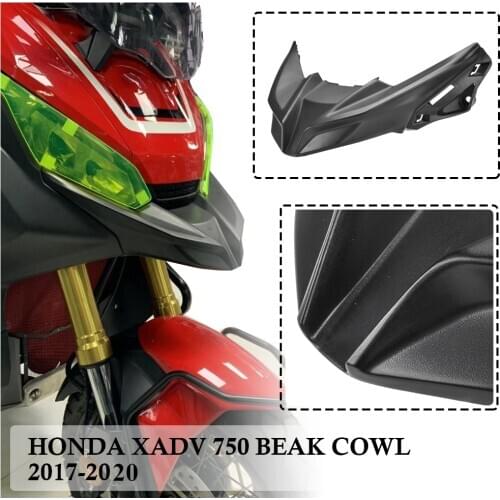 For Honda XADV 750 X ADV xadv750 2017 2018 2019 2020 Motorcycle Front Wheel Fender Beak Nose Cone Extension Cover Extender Cowl
