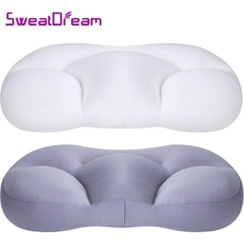 All-round Cloud Pillow Multifunctional Egg Sleep Pillow Solid Color Super Soft Pillow for Neck Home Textiles Dropshipping