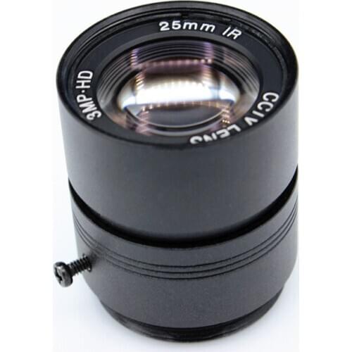 X2pcs HD 3mp 25mm Lens CCTV Fixed Iris IR Infrared CS Mount view 70m For CCD IP Camera