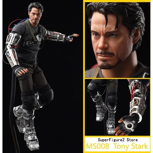 1/6 M-STUDIOS MS008 T ony S tark Debug scenario Action figure 12inches doll figure