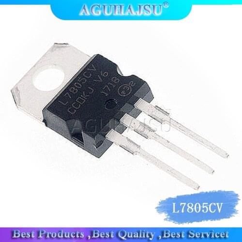 10pcs/lot L7805CV L7805 7805 LM7805 KA7805 Voltage Regulator 5V TO-220