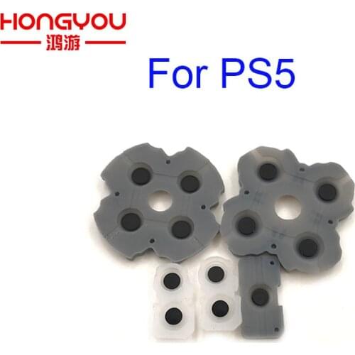 100sets Silicone Conductive Rubber Adhesive Button Pad Keypads Silicone Buttons Dpad D-pad controller rubber for ps5 controller