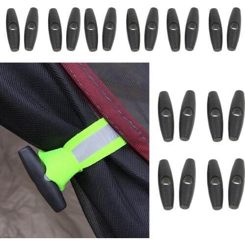 20pcs Outdoor Awning Tent Fly Canopy Door Curtain Fasten Roll Up Tie Buckle Outdoor Camping Awning Tent Inner