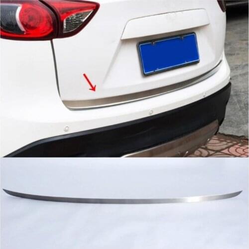 2013-2016 For Mazda CX-5 Chrome Trunk Cover Shapes Rear Doors TRIM EDGE Sealed Rear Door Decorations STRIP