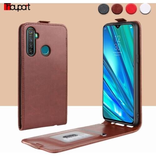 2020 Leather Case For Oppo Realme X2 Pro C11 C15 6i 6 Q Realme6 Cases Narzo A10 Vertical Flip Cover For Realme 6S 5 Pro Case 5s