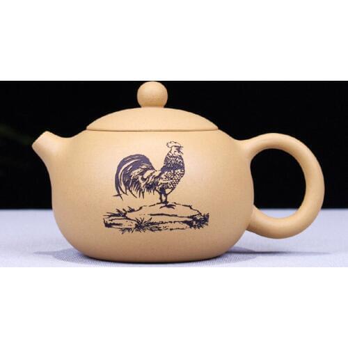 290ml Yixing Zisha Teapot Authentic Famous Handmade Sesame Ore Mud Tea Pot Kung Fu Xishi Tea Kettle Wholesale Free Shipping