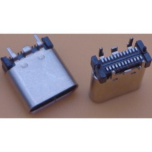 3-50pcs port micro mini USB jack socket Connector charger Charging Port dock plug replacement repair parts 24pin female 24 pin