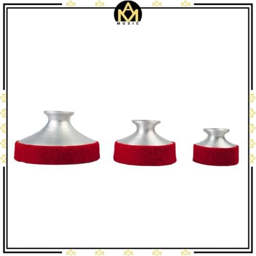 3PCS Lightweight Aluminum Alloy Sax Mute For Alto/ Tenor/ Soprano Saxophone SET Saxophone Sound Dampener Silencer New