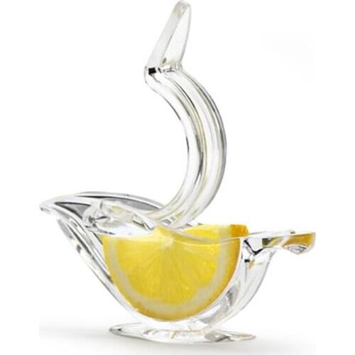 Acrylic Lemon Clip Manual Transparent Fruit Juicer Manual Citrus Juicer Hand Orange Squeezer Machine Gadget Home Kitchen Bar