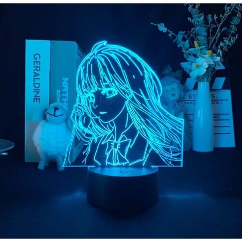 Atmosphere Lamp Light Demon Slayer Japanese Anime Projection Lamp 3D Night Light for Kids Bedroom Decor Child Desk Gift