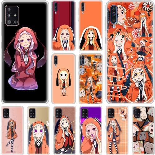 Phone Case For Samsung Galaxy A51 A71 A21s A12 A02s A50 A10 A20e A31 A30 A40 A41 Shell Matte Cover Runa kakegurui