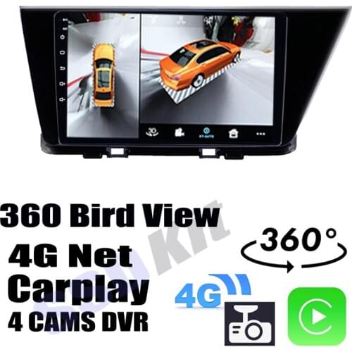 Car Audio Navigation GPS Carplay DVR 360 Birdview Around 4G Android System For kIA Niro DE 2016~2021