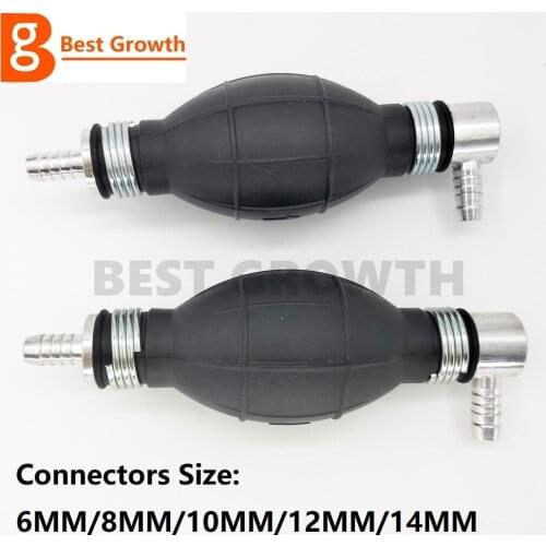 HOT SALE 6MM/8MM/10MM/12MM/14MM Hand Pump Fuel Pump Hand Primer Bulb Diesel Oil Transfer Petrol For Car Boat Marine Outboard