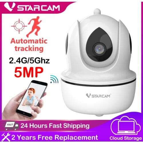 Vstarcam 4MP IP Camera Indoor 2.4GHz 5GHz Dual Band Wifi Camera Human Detection Auto Tracking Surveillanc Security Baby Camera
