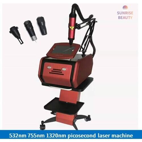2020 picosecond freckle removal Laser Beauty 755 1064 532nm Picosecond Beauty Machine
