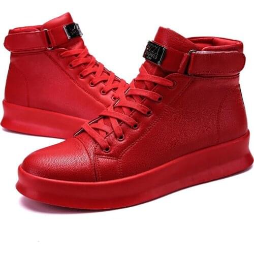 2021 autumn new men boots fashion trend high-top footwear breathable comfortable large size casual sneakers botas hombre