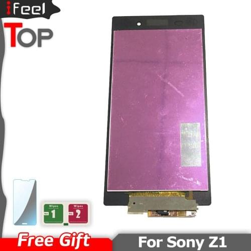 New 100% Tested LCD Display Touch Screen Digitizer Replacement For Sony Xperia Z1 L39H C6902 C6906 C6903 5.0'' Assembly