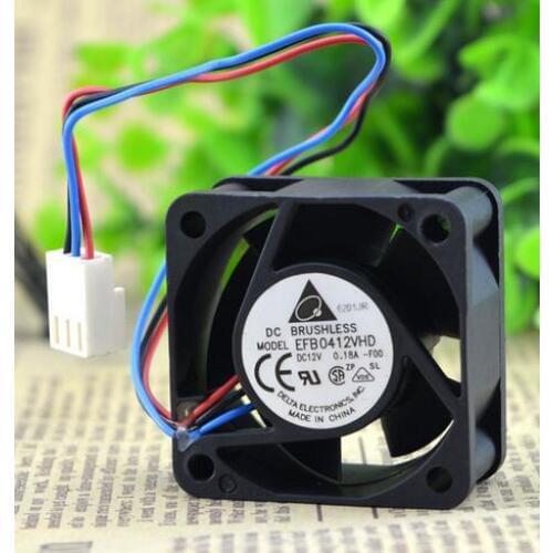 Original EFB0412VHD 4020 12V 0.18A 4CM double ball North South Bridge cooling fan