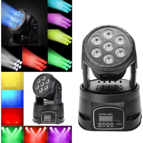 LED seven small moving heads, high-quality hot-selling products for stage lighting moving heads, suitable for nightclubs, etc