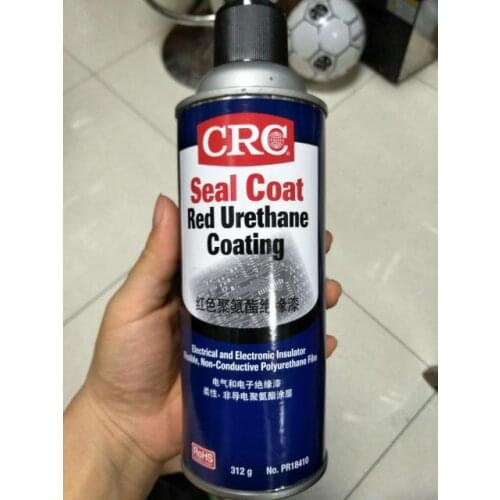 1pcs Original American CRC Polyurethane Insulation Spray Paint Circuit Board Protective Paint Red Transparent 18410 18411