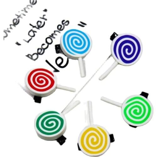 10PCS/LOT Lovely Swirl Lollipop Elastic Hair Bands For Girls Clip Headband Scrunchy Hairpin Kids Hair Accessories For Women