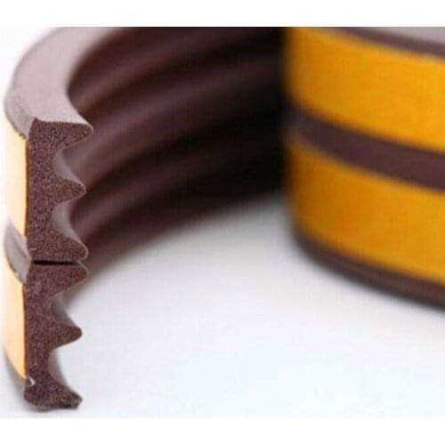 100Set 5meters DIPE self-adhesive door and window sealing strip anti-collision rubber strip foam sound insulation strip