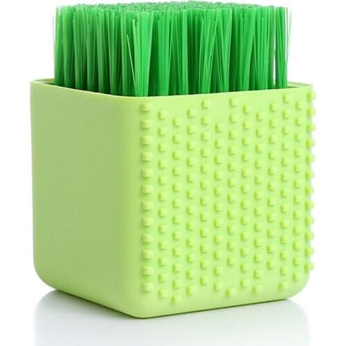 2 In 1 Silicone Laundry Brush Shell Clothes Shoes Floor Scrub Household Soft Bristle Clothes Bras Underwear Cleaning Brushes