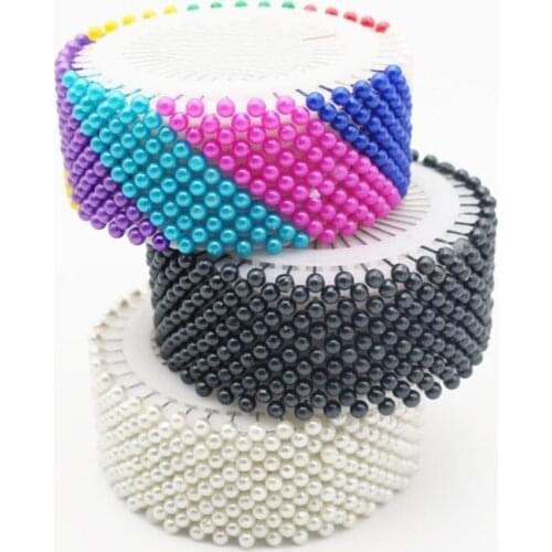 480Pcs Pearl Head Safety Pin Wedding Craft Dressmaking Patchwork Straight Sewing Needle Pins for Sewing Decoration Embroidery