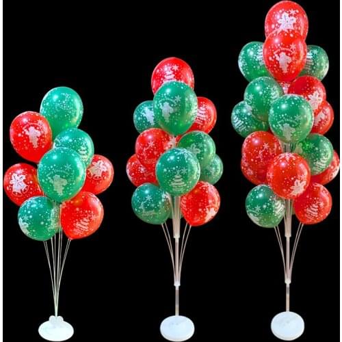7 /11/19tubes Balloon Holder Column Balloons Stand Stick Balons Birthday Party Decorations Kids Wedding Christmas Decor Supplies
