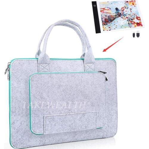 Diamond Painting led Light Pad Board Light Box Tablet Diamond Painting Accessories Light Box Case Storage bag 36x27cm a136