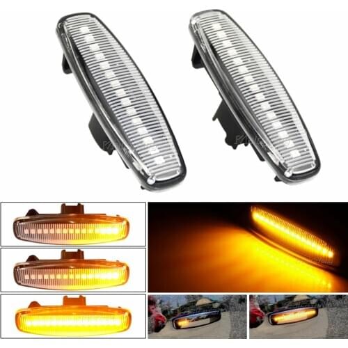 Side Marker Light LED Dynamic Turn Signal Blinker For Infiniti EX25 EX35 EX37 FX35 FX37 G25 G35 Q40 Q60 Q70 QX50 QX70 M25 M37