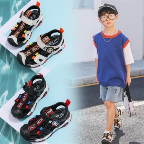 Disney New tide between childrens sandals 2021 summer new boy sandals baotou play cuhk childrens sandals