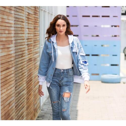 Streetwear Denim jacket GOT7 Warm and comfortable Clothes Women/men Spring/autumn Casual Harajuku jean jacket Oversized