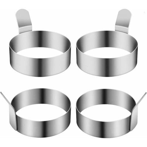 Narkalıp Round Omelette and Crepe Baking Mould 4 Pcs 7,5cm