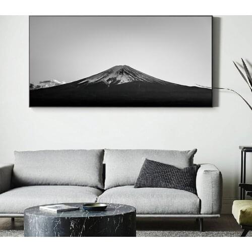 Nordic Black and White Mountains Canvas Painting Decoration Poster and Print Living Room Bedroom Picture Wall Art Home Decor